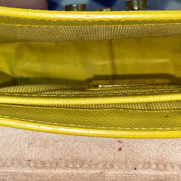 FURLA METROPOLIS MINI YELLOW CROSSBODY BAG - Picture 11 of 14